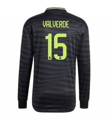 Real Madrid Federico Valverde #15 Tredje Tröja 2022-23 Långa ärmar